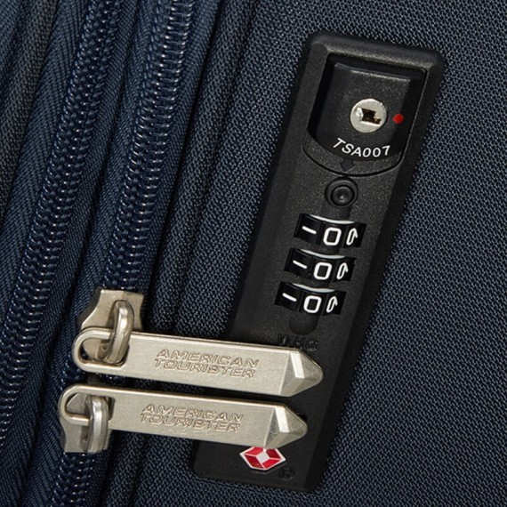 AMERICAN TOURISTER Mala Média 69cm 4R Exp. SummerRide Azul Marinho | Ref. 92ME700541