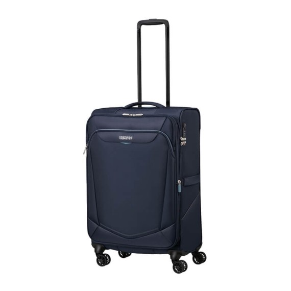 AMERICAN TOURISTER Mala Média 69cm 4R Exp. SummerRide Azul Marinho | Ref. 92ME700541