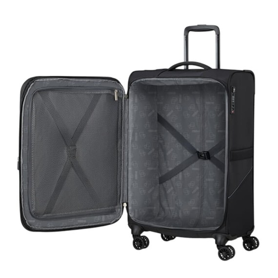 AMERICAN TOURISTER Mala Média 69cm 4R Exp. SummeRride Preta | Ref. 92ME700509