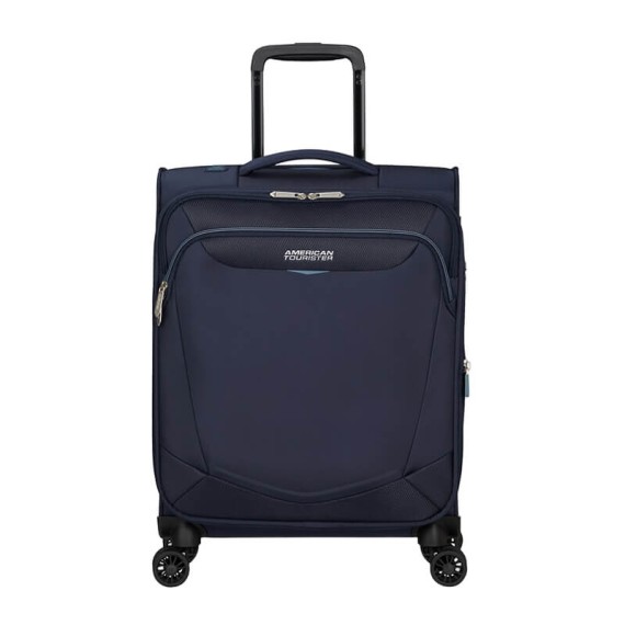 AMERICAN TOURISTER Mala de Cabine 55cm 4R Exp. SummerRide Azul Marinho | Ref. 92ME700441