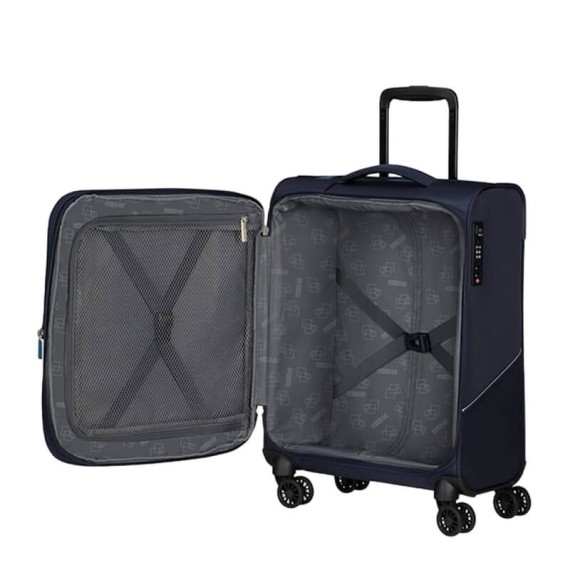 AMERICAN TOURISTER Mala de Cabine 55cm 4R Exp. SummerRide Azul Marinho | Ref. 92ME700441