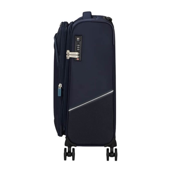 AMERICAN TOURISTER Mala de Cabine 55cm 4R Exp. SummerRide Azul Marinho | Ref. 92ME700441
