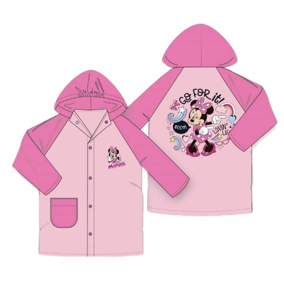 Capa de Chuva Impermeável 8 Anos MINNIE Me Time Rosa / Fushia | Ref. 248.MIN23-1901RF8 Capa de Chuva Impermeável 8 Anos MINNIE Me Time Rosa / Fushia | Ref. 248.MIN23-1901RF8