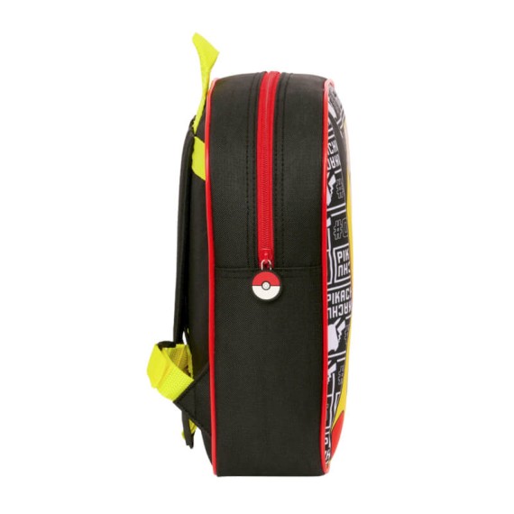 Mochila de Criança 27cm POKÉMON Pikachu Preta | Ref. 248.POK03312 Mochila de Criança 27cm POKÉMON Pikachu Preta | Ref. 248.POK03312