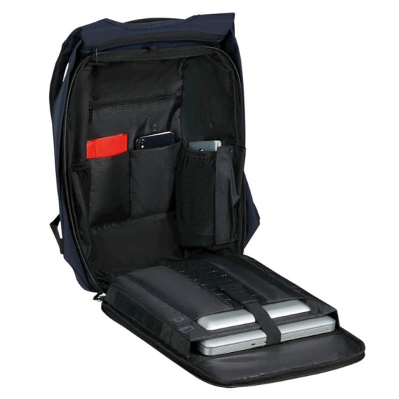 SAMSONITE Mochila Anti-Roubo para Portátil 15.6 Securipak 2.0 Azul Escuro | Ref. 92KO800201