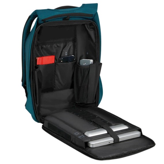 SAMSONITE Mochila Anti-Roubo para Portátil 15.6 Securipak 2.0 Petróleo | Ref. 92KO800211
