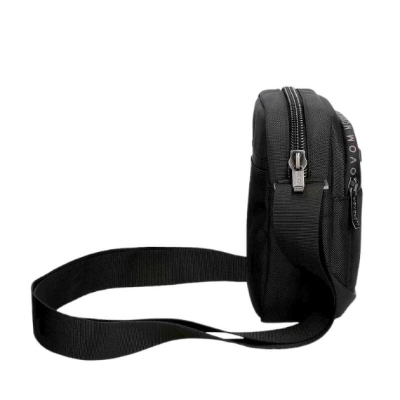 Bolsa de Tiracolo Pequena MOVOM Buster Preta | Ref. 186.5345221