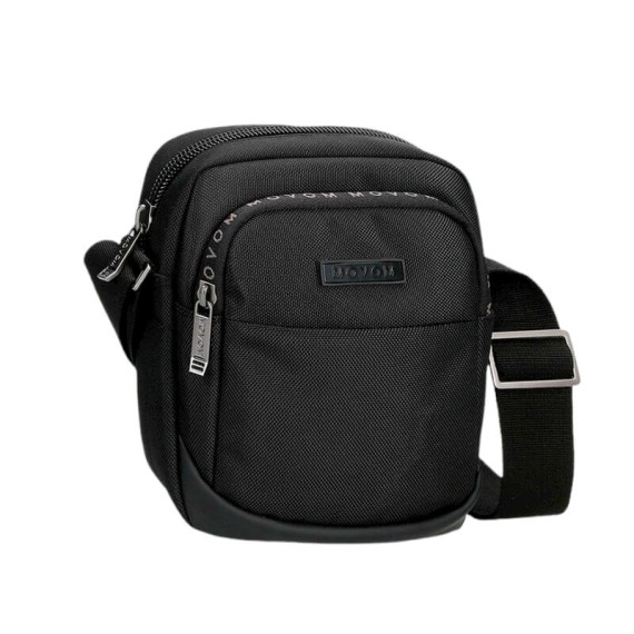 Bolsa de Tiracolo Pequena MOVOM Buster Preta | Ref. 186.5345221