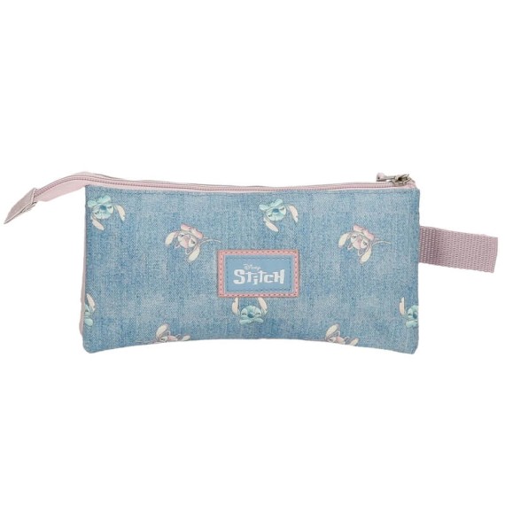 Estojo Escolar Triplo STITCH You Are Magical Azul Ganga | Ref. 186.3854321