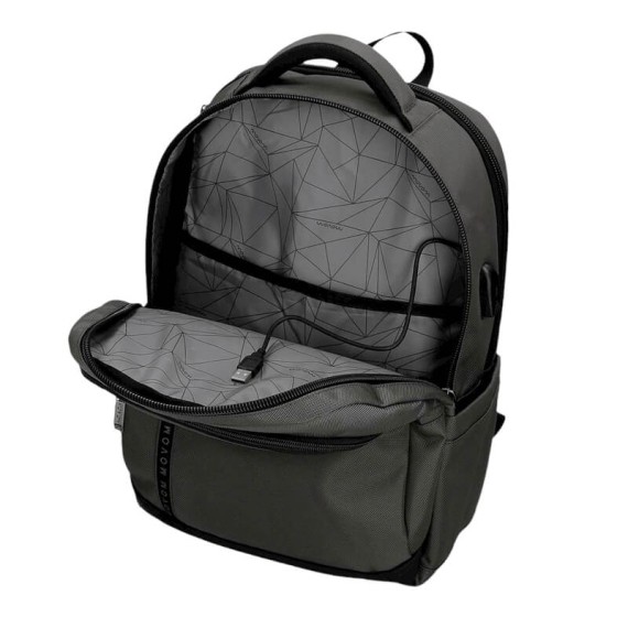 Mochila para Portátil 15.6” Adapt. 42cm 2C MOVOM Buster Cinza | Ref. 186.5342322