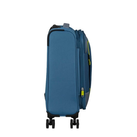 AMERICAN TOURISTER Mala de Cabine 55cm 4R Exp. Pulsonic Azul Coroa | Ref. 92MD600101