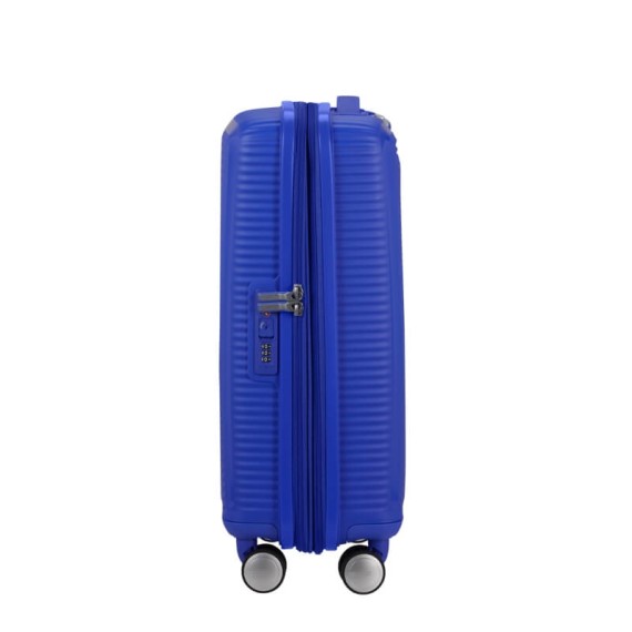 AMERICAN TOURISTER Mala de Cabine 55cm 4R Exp. Soundbox Azul Cobalt | Ref. 9232G00112 AMERICAN TOURISTER Mala de Cabine 55cm 4R Exp. Soundbox Azul Cobalt | Ref. 9232G00112