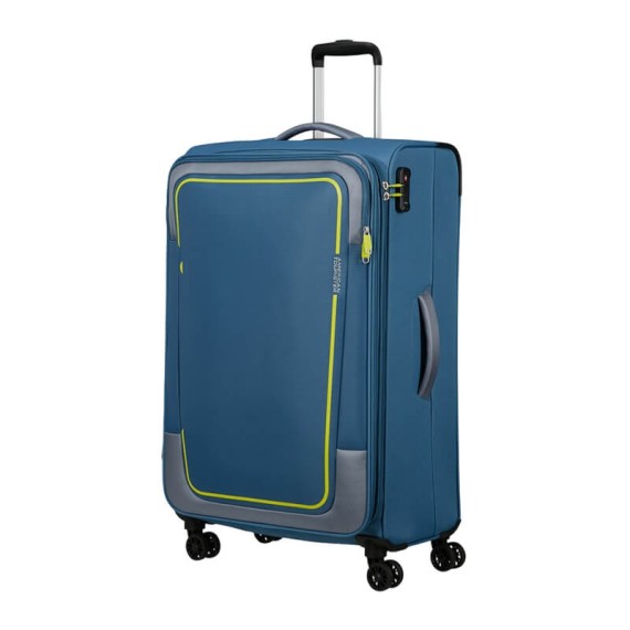 AMERICAN TOURISTER Mala de Viagem Gigante 81cm 4R Exp. Pulsonic Azul Coroa | Ref. 92MD600301