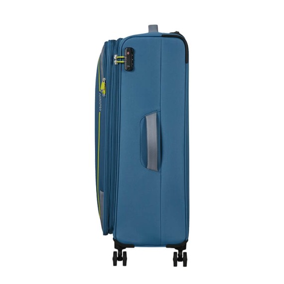 AMERICAN TOURISTER Mala de Viagem Gigante 81cm 4R Exp. Pulsonic Azul Coroa | Ref. 92MD600301