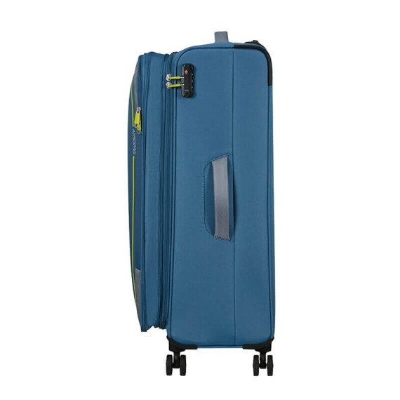 AMERICAN TOURISTER Mala de Viagem Gigante 81cm 4R Exp. Pulsonic Azul Coroa | Ref. 92MD600301