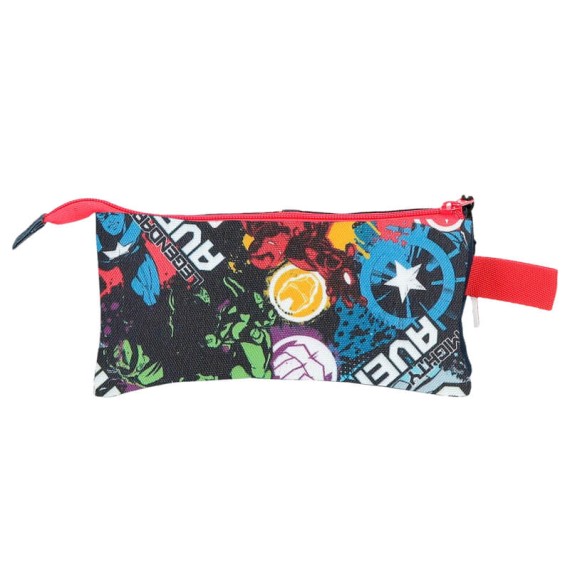 Estojo Escolar Triplo AVENGERS Legendary Azul Escuro | Ref. 186.2994321