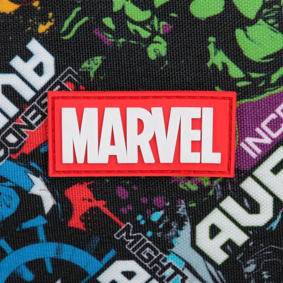 Mochila Pré-Escolar Adap. 33cm c/ Carro AVENGERS Legendary Azul Escuro | Ref. 186.29923T1 Mochila Pré-Escolar Adap. 33cm c/ Carro AVENGERS Legendary Azul Escuro | Ref. 186.29923T1