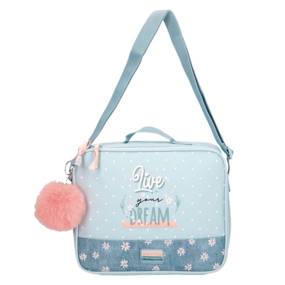 Lancheira Térmica Adaptável MOVOM Live Your Dreams Azul | Ref. 186.3764821