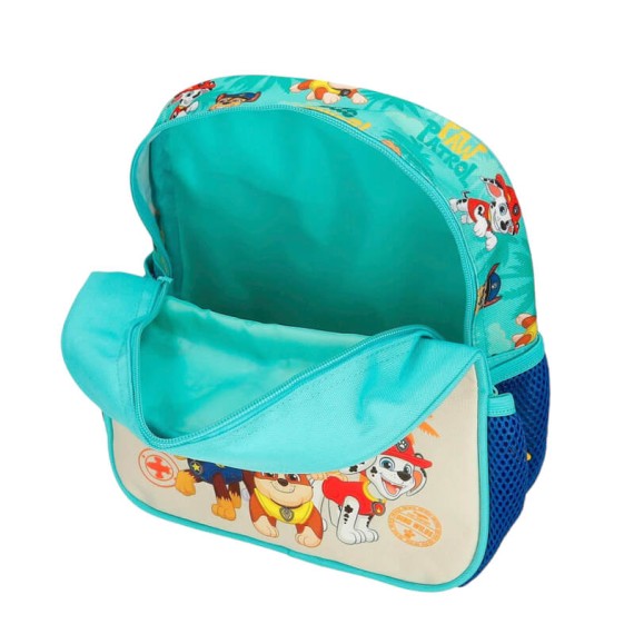 Mochila Pré-Escolar Adap. 25cm PAW PATROL Pawsome Vibe Azul | Ref. 186.42620D2