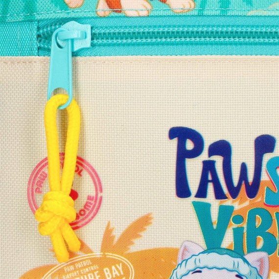 Mochila Pré-Escolar Adap. 25cm PAW PATROL Pawsome Vibe Azul | Ref. 186.42620D2
