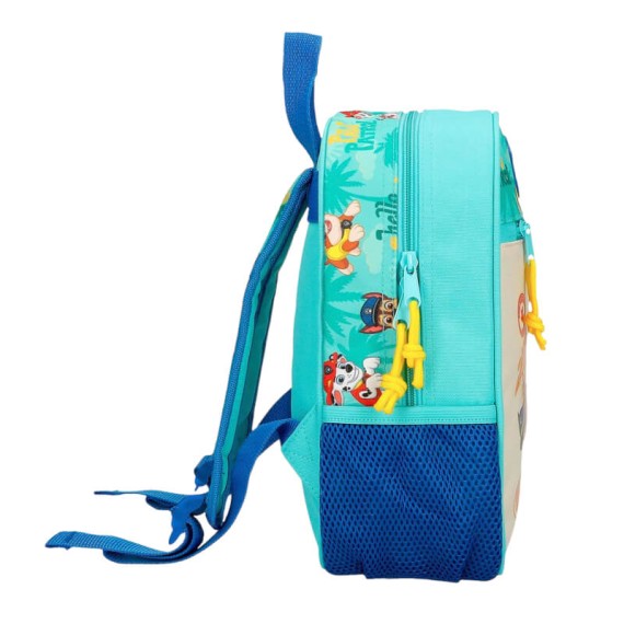 Mochila Pré-Escolar Adap. 28cm PAW PATROL Pawsome Vibe Azul | Ref. 186.42621D2