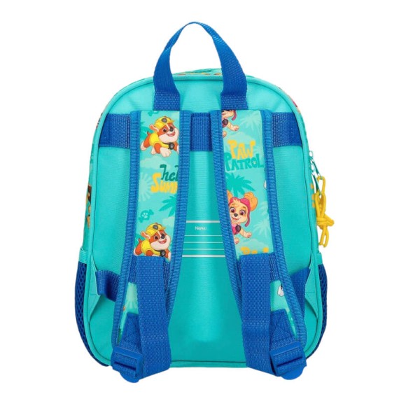 Mochila Pré-Escolar Adap. 28cm PAW PATROL Pawsome Vibe Azul | Ref. 186.42621D2