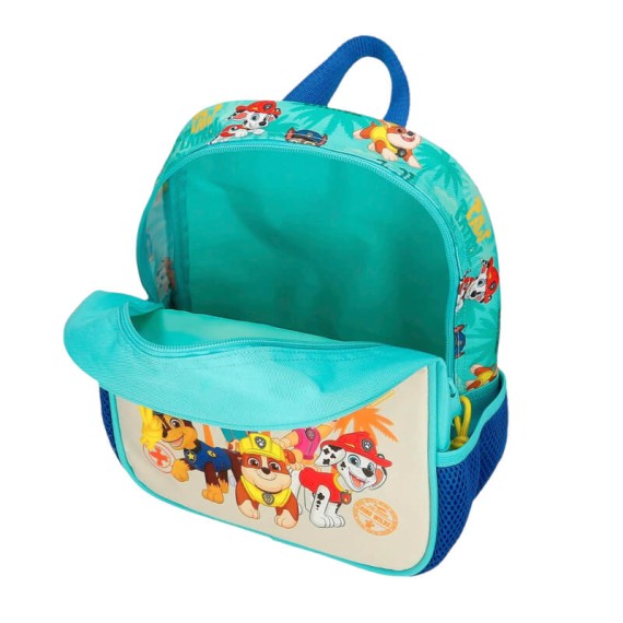 Mochila Pré-Escolar Adap. 28cm PAW PATROL Pawsome Vibe Azul | Ref. 186.42621D2