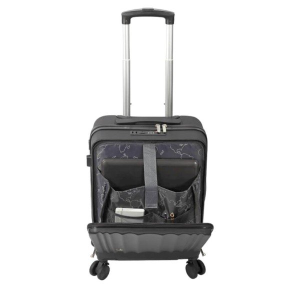 BENZI Mala de Cabine / Trolley 55cm 4 Rodas BZ5801 Preta | Ref. 288.BZ5801