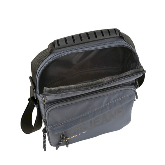 Bolsa de Tiracolo c/ Bolso Frontal LOIS Grove Cinza | Ref. 237.32322102