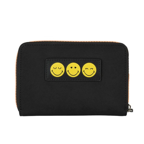 Carteira de Senhora 8CC SMILEY Take the Time to Smile Preta | Ref. 237.33005101