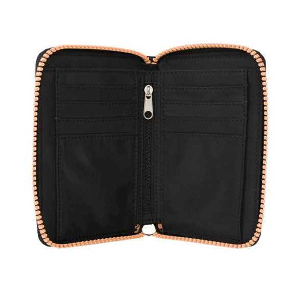 Carteira de Senhora 8CC SMILEY Take the Time to Smile Preta | Ref. 237.33005101