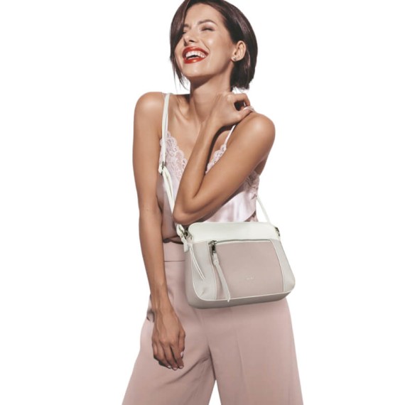 Mala de Tiracolo para Senhora SKPAT Hanna Rosa Nude | Ref. 237.32377903