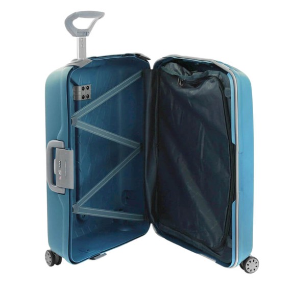 RONCATO Mala de Viagem / Trolley Grande 75cm 4R Light Azul Esmeralda | Ref. 99.50071167