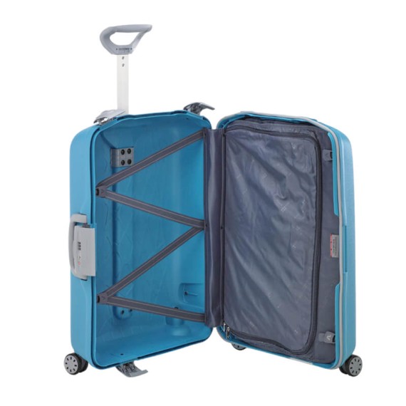 RONCATO Mala de Viagem / Trolley Médio 68cm 4R Light Azul Esmeralda | Ref. 99.50071267