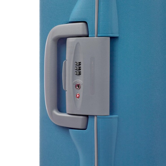 RONCATO Mala de Viagem / Trolley Médio 68cm 4R Light Azul Esmeralda | Ref. 99.50071267