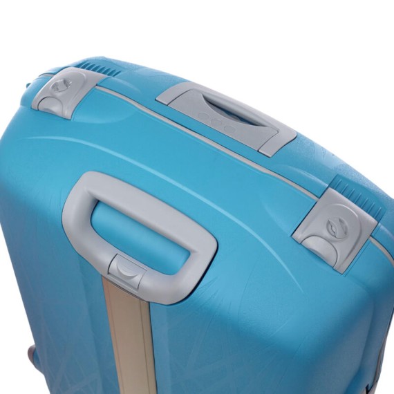 RONCATO Mala de Viagem / Trolley Médio 68cm 4R Light Azul Esmeralda | Ref. 99.50071267