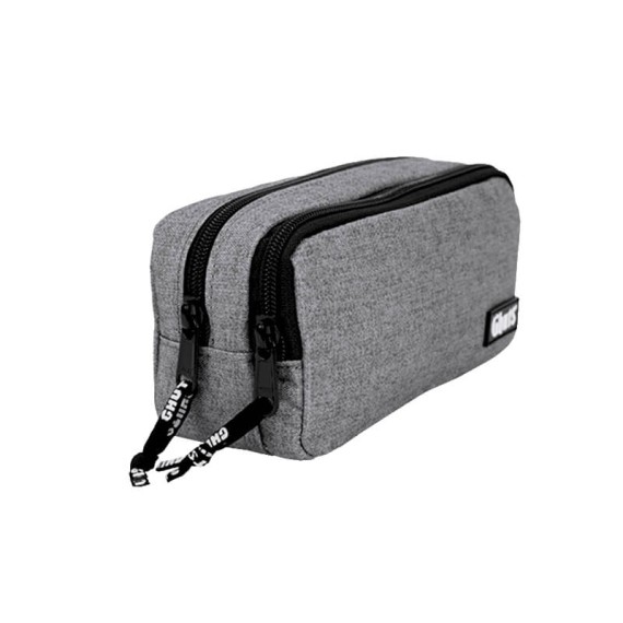 GHUTS Estojo Escolar Duplo GH128 L46 Silver Grey 1282446 | Ref. 294.2412846