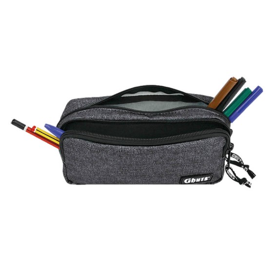 GHUTS Estojo Escolar Duplo GH128 L47 Gravel Grey 1282447 | Ref. 294.2412847
