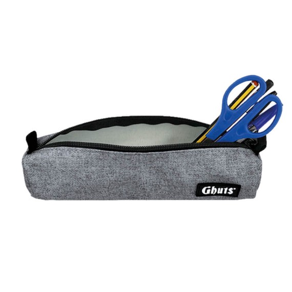 GHUTS Estojo Escolar Redondo GH111 L46 Silver Grey 1112446 | Ref. 294.2411146