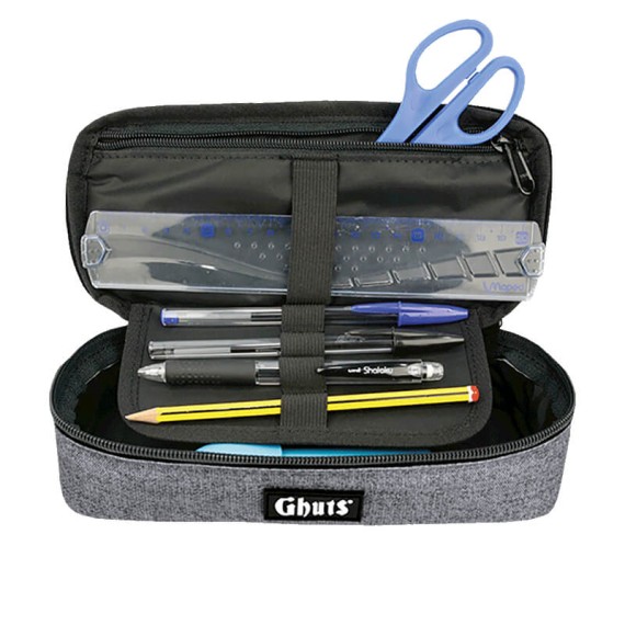 GHUTS Estojo Escolar Retangular GH157 L46 Silver Grey 1572446 | Ref. 294.2415746 GHUTS Estojo Escolar Retangular GH157 L46 Silver Grey 1572446 | Ref. 294.2415746