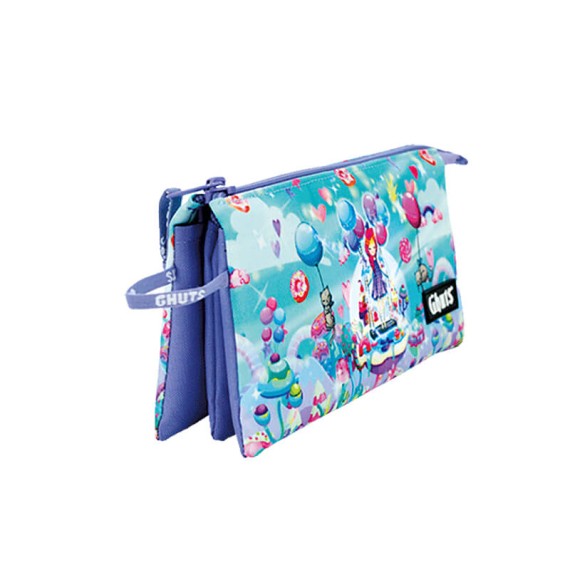 GHUTS Estojo Escolar Triplo GH224 P02 Candyland 2242402 | Ref. 294.2422402
