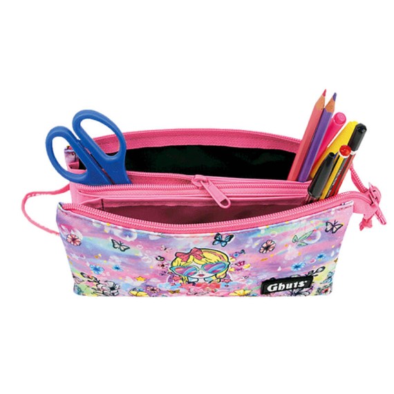 GHUTS Estojo Escolar Triplo GH224 P03 Pop-Girl 2242403 | Ref. 294.2422403