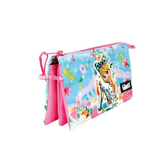 GHUTS Estojo Escolar Triplo GH224 P04 Lovely Clouds 2242404 | Ref. 294.2422404