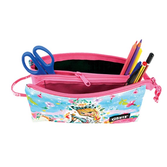 GHUTS Estojo Escolar Triplo GH224 P04 Lovely Clouds 2242404 | Ref. 294.2422404