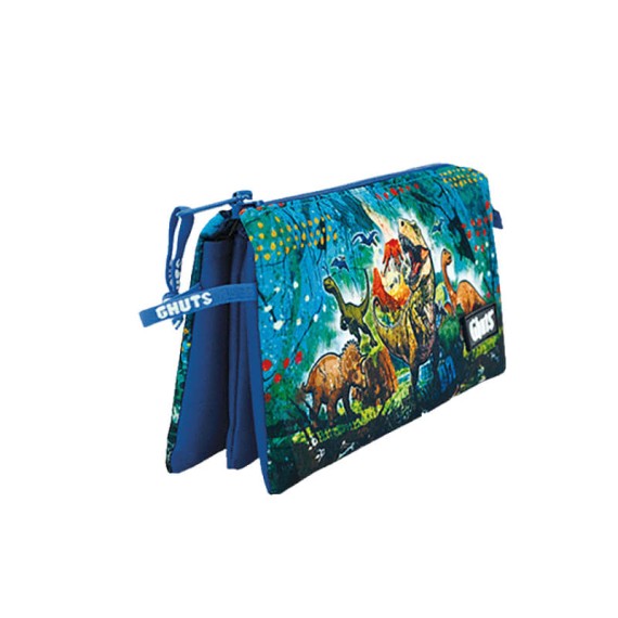 GHUTS Estojo Escolar Triplo GH224 P20 Dinowild 2242420 | Ref. 294.2422420