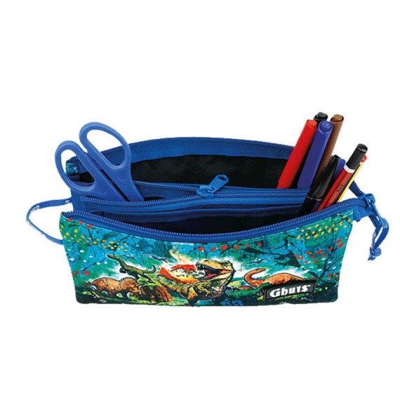 GHUTS Estojo Escolar Triplo GH224 P20 Dinowild 2242420 | Ref. 294.2422420