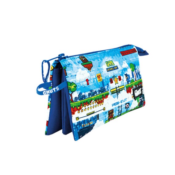 GHUTS Estojo Escolar Triplo GH224 P21 Level Up 2242421 | Ref. 294.2422421