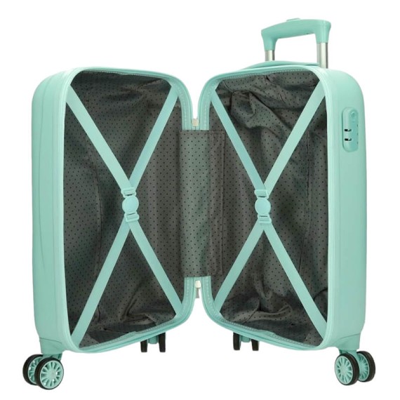 Mala de Cabine / Trolley 50cm 4 Rodas ENSO Magic Summer Turquesa | Ref. 186.9631321