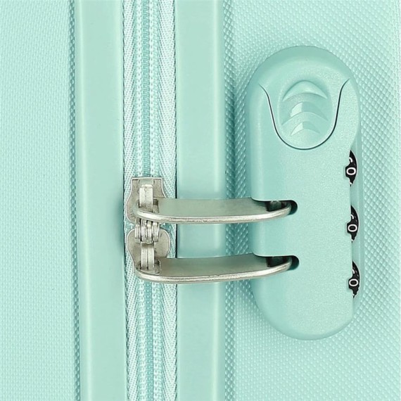 Mala de Cabine / Trolley 50cm 4 Rodas ENSO Magic Summer Turquesa | Ref. 186.9631321