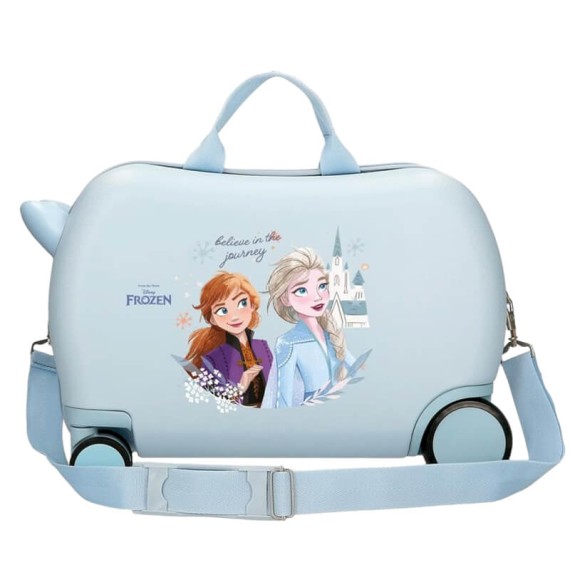 Mala de Viagem Infantil ABS 4 Rodas Easyjet FROZEN Believe in The Journey Azul | Ref. 186.4211041